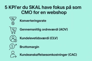 5 vigtigste KPI’er