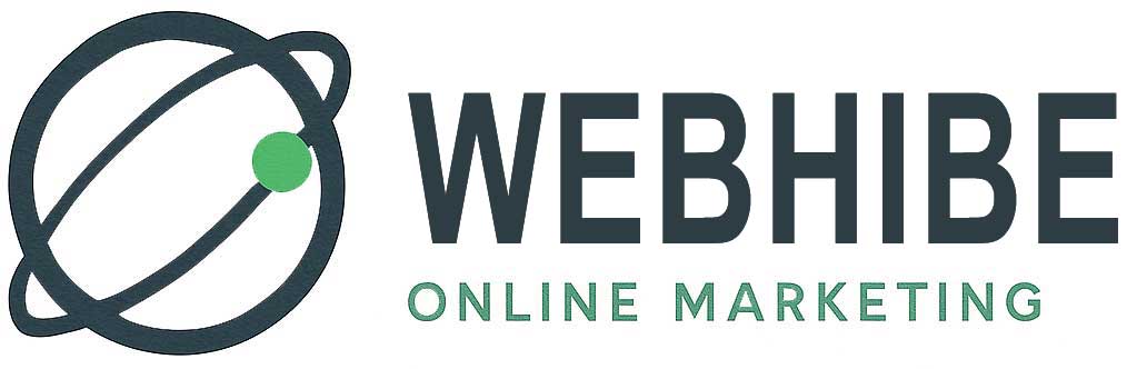 Webhibe logo med tekst